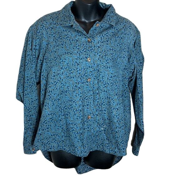 Patagonia Tops - Patagonia women’s vintage button up hi low western country top medium